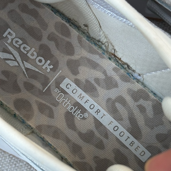 Reebok Ortholite Zig Dynamica Sneaker-Sz 8-Chalk/White Combo-Gum Soles - Picture 3 of 15